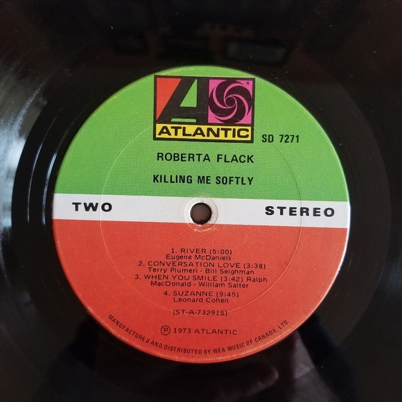 Roberta Flack 'Killing Me Softly' Album Vinyl LP Record ⏺3/$40+Free Shipping!🚚 - Picture 3 of 10